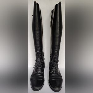 Ariat Equestrian Riding Boots 9.5 Tall Height Full Calf Black ATS Equipped Boots